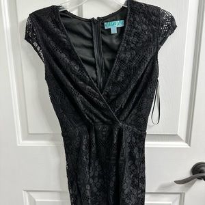 Women’s black lace romper